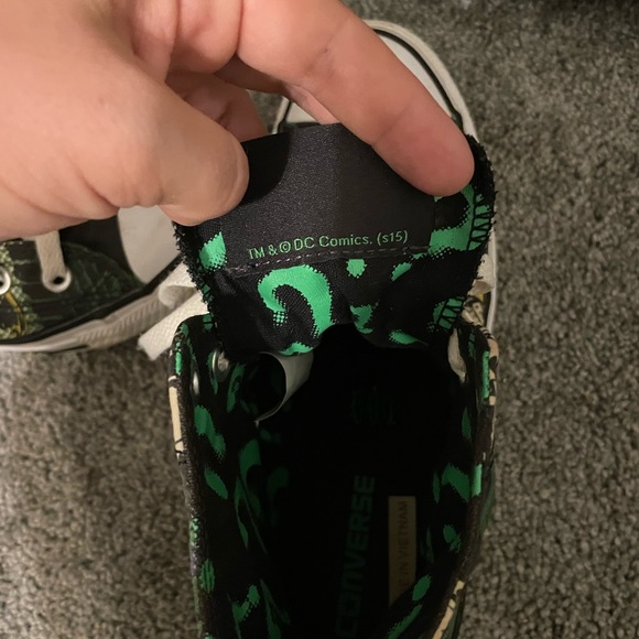 High Top Converse “The Riddler” - Picture 5 of 6